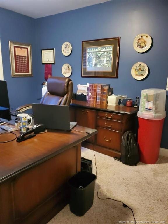 5724 Avera Ln, Holly Springs, NC 27540 - view of carpeted home office