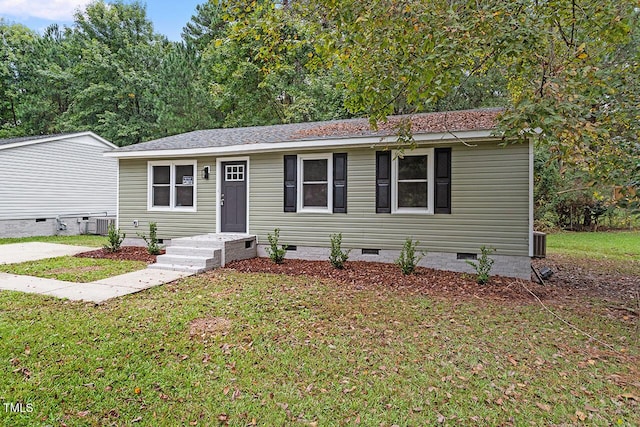 1209 Freeman Dr, Sanford, NC 27330 - single story home featuring crawl space and a front yard