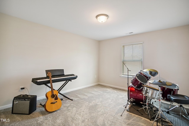 4805 Ozark St, Fuquay Varina, NC 27526 - rec room with carpet floors and baseboards