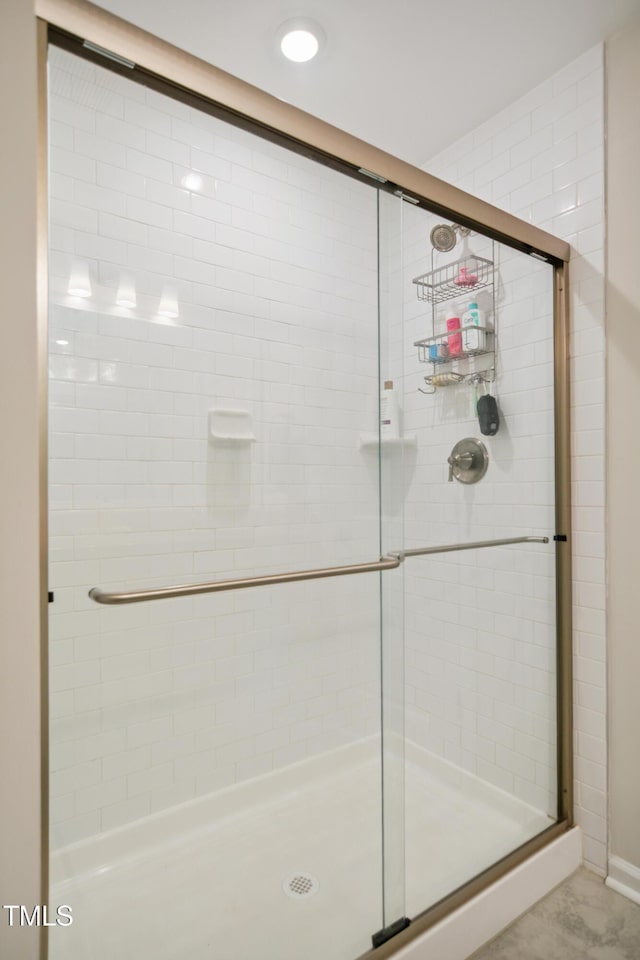 4805 Ozark St, Fuquay Varina, NC 27526 - full bath featuring a stall shower