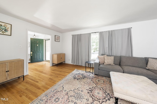 5203 Shady Bluff St, Durham, NC 27704 - living area with light wood finished floors