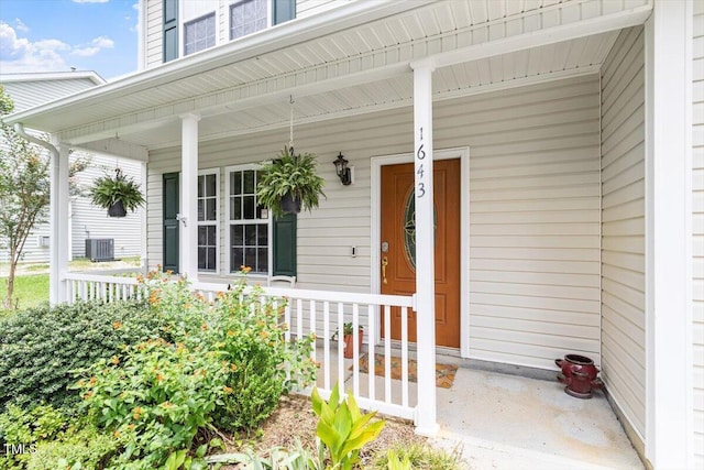 1643 Southcross St, Fuquay Varina, NC 27526 - property entrance featuring a porch
