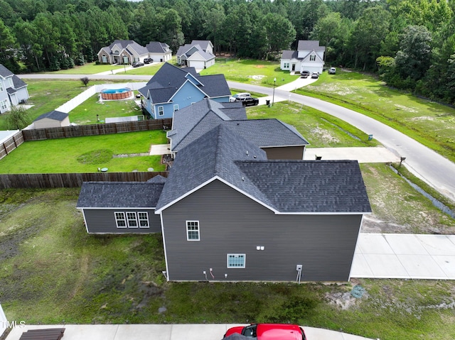 90 Miry Creek Ln, Clinton, NC 28328 - aerial view of residential area featuring a heavily wooded area