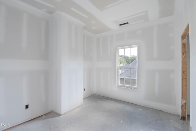 90 Miry Creek Ln, Clinton, NC 28328 - spare room featuring concrete flooring