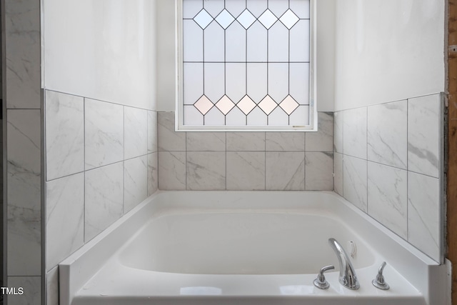 90 Miry Creek Ln, Clinton, NC 28328 - full bathroom with a bath and tile walls