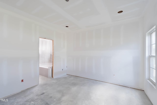 90 Miry Creek Ln, Clinton, NC 28328 - spare room with concrete floors