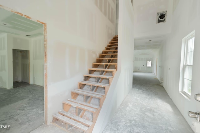 90 Miry Creek Ln, Clinton, NC 28328 - staircase with healthy amount of natural light