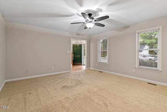 903 Norood Ln, Apex, NC 27502 - unfurnished room with light colored carpet and ceiling fan