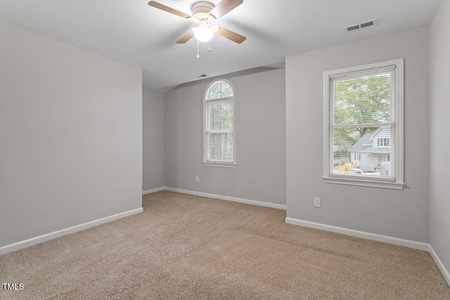 903 Norood Ln, Apex, NC 27502 - empty room with light carpet and a ceiling fan