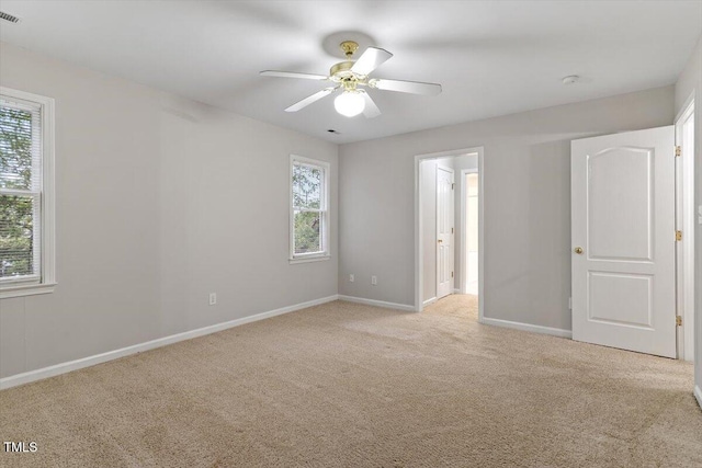 903 Norood Ln, Apex, NC 27502 - unfurnished bedroom with light carpet and ceiling fan
