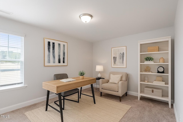 815 Harmony Ranch Ln, Franklinton, NC 27525 - office space featuring light carpet and baseboards