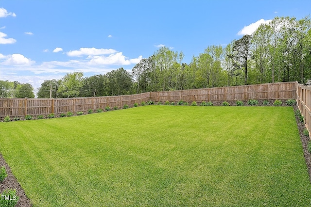 815 Harmony Ranch Ln, Franklinton, NC 27525 - view of fenced backyard