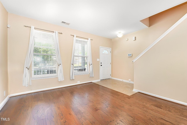2486 Ingleside Dr, High Point, NC 27265 - entryway with wood finished floors and baseboards