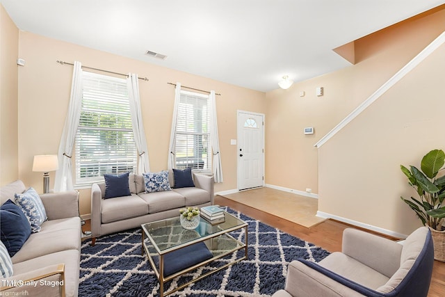 2486 Ingleside Dr, High Point, NC 27265 - living room featuring wood finished floors