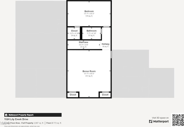 1524 Lily Creek Dr, Cary, NC 27518 - view of floor plan / room layout