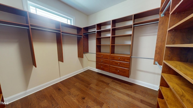 1524 Lily Creek Dr, Cary, NC 27518 - spacious closet featuring dark wood-style flooring