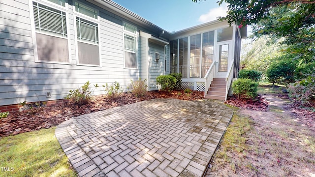 1524 Lily Creek Dr, Cary, NC 27518 - doorway to property with a patio