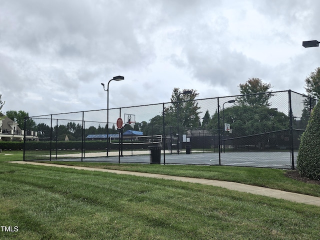 1303 Salters St, Burlington, NC 27215 - view of tennis court featuring community basketball court