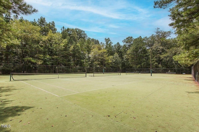 4201 Pin Oak Dr, Durham, NC 27707 - view of tennis court