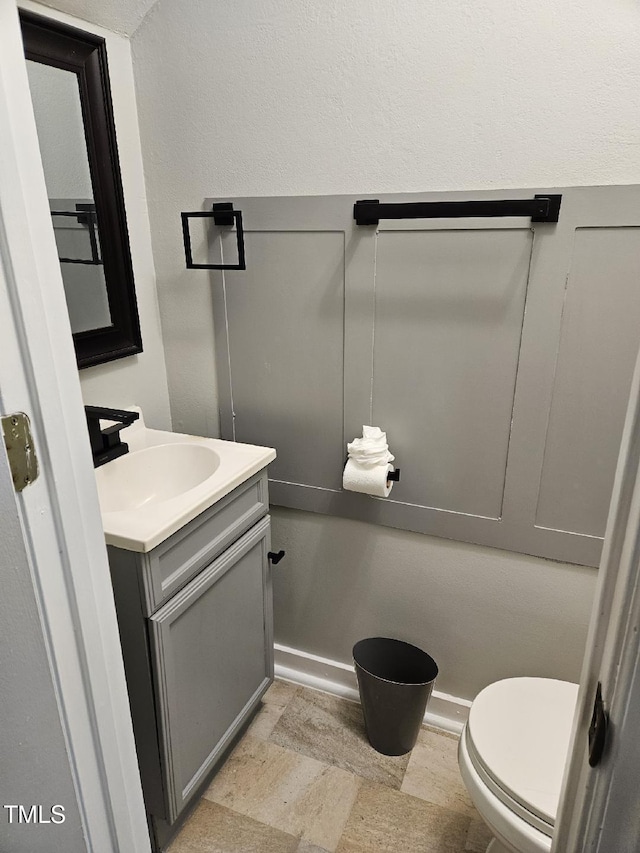 7030 Longstreet Dr Unit A, Raleigh, NC 27615 - half bath featuring vanity and toilet