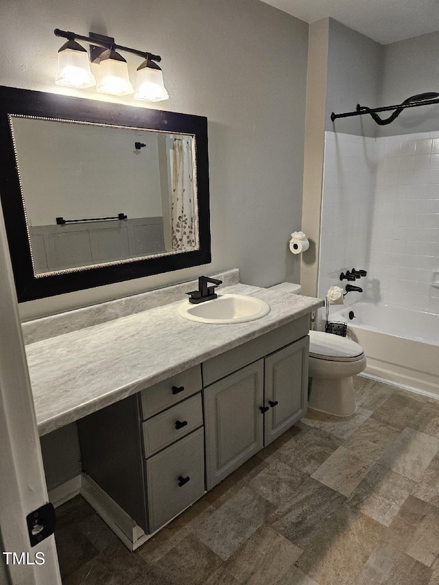 7030 Longstreet Dr Unit A, Raleigh, NC 27615 - bathroom with vanity and shower / tub combo