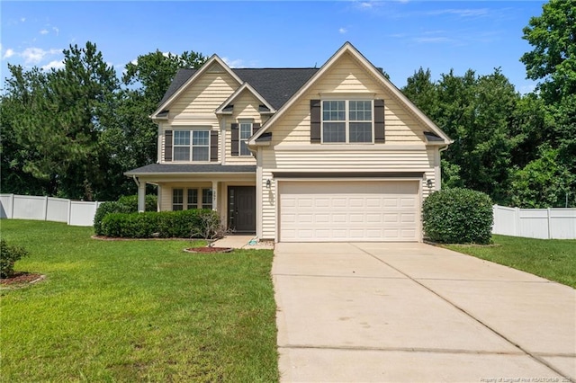 297 Colonist Pl, Cameron, NC 28326 - view of front of property featuring a garage and driveway