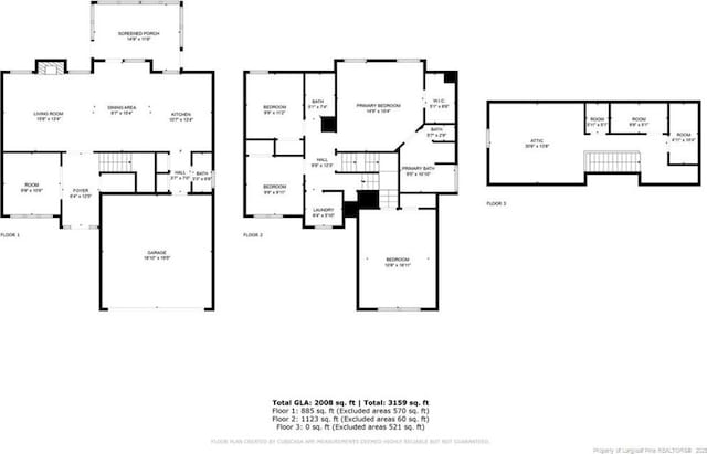 297 Colonist Pl, Cameron, NC 28326 - view of floor plan / room layout