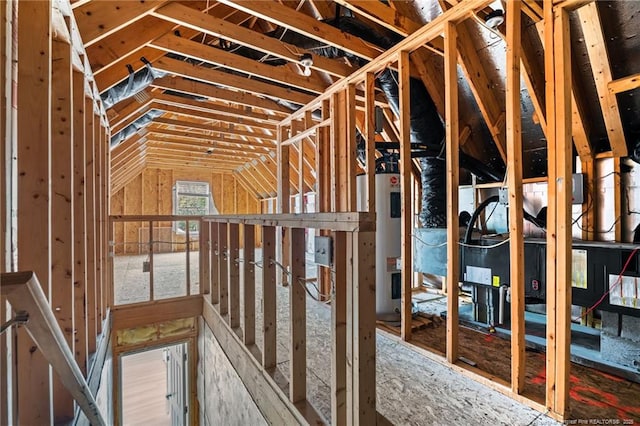 297 Colonist Pl, Cameron, NC 28326 - attic featuring electric water heater