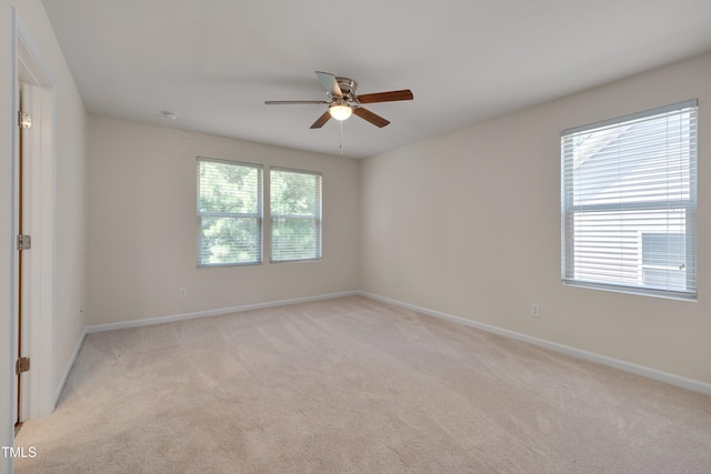 130 Holly Berry Ln, Durham, NC 27703 - unfurnished room featuring a ceiling fan and light colored carpet