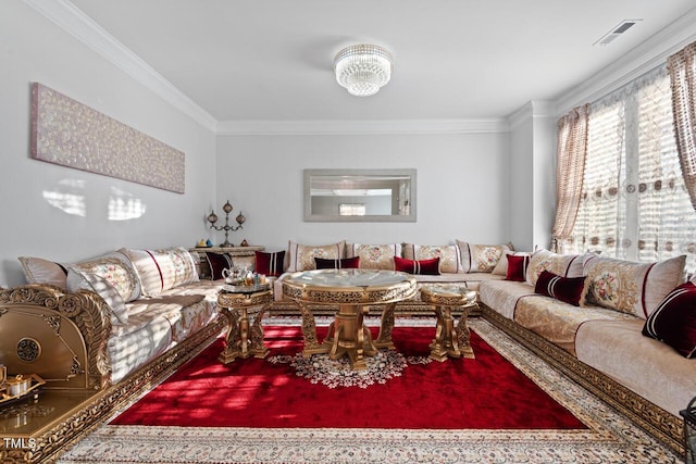 27 Needham Ln, Clayton, NC 27527 - living room featuring ornamental molding
