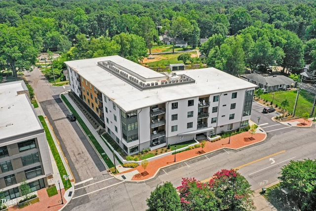 105 Chatham Walk Ln Unit 208, Cary, NC 27511 - bird's eye view of a heavily wooded area