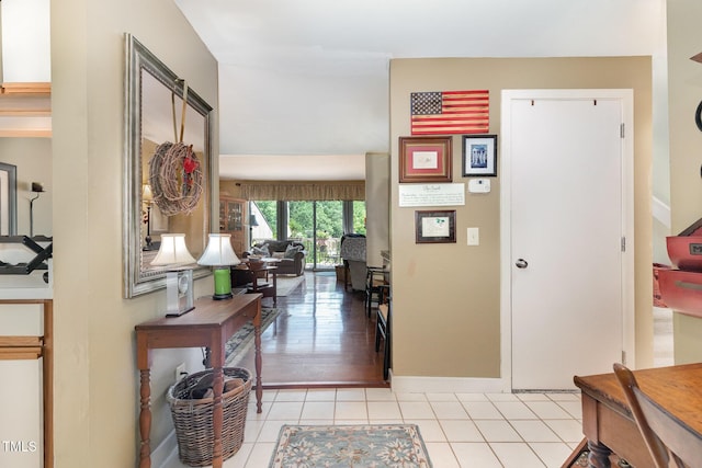 7 Weybridge Pl, Chapel Hill, NC 27517 - foyer entrance featuring light tile patterned floors and baseboards