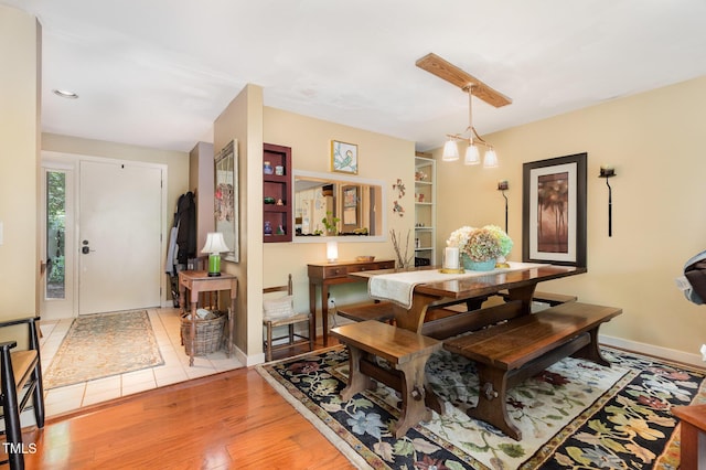 7 Weybridge Pl, Chapel Hill, NC 27517 - dining room with light wood-style floors and recessed lighting