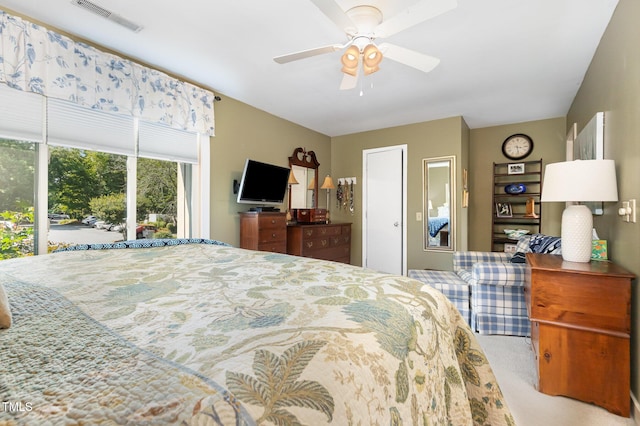 7 Weybridge Pl, Chapel Hill, NC 27517 - carpeted bedroom featuring a ceiling fan