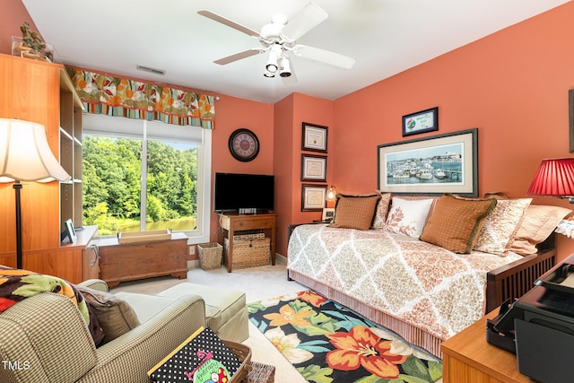 7 Weybridge Pl, Chapel Hill, NC 27517 - carpeted bedroom featuring ceiling fan