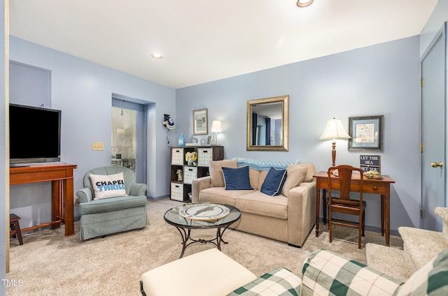 7 Weybridge Pl, Chapel Hill, NC 27517 - living room with carpet floors and recessed lighting