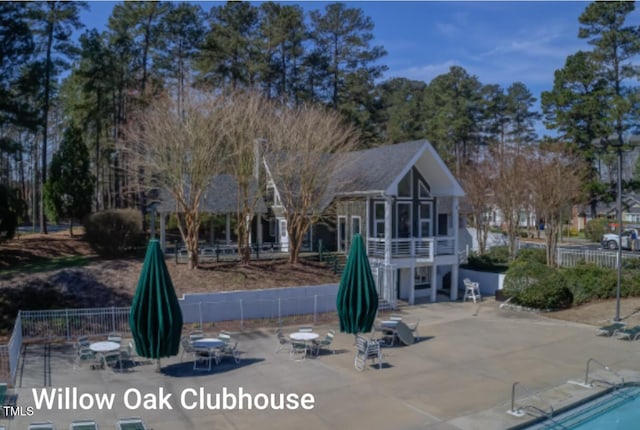 2301 Laurel Valley Way, Raleigh, NC 27604 - back of property featuring a patio