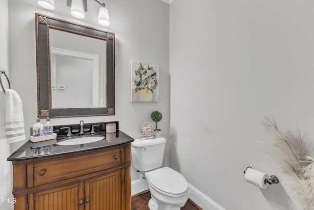 3329 Donlin Dr, Wake Forest, NC 27587 - bathroom featuring vanity and wood finished floors
