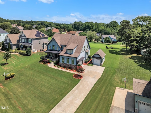 3329 Donlin Dr, Wake Forest, NC 27587 - aerial perspective of suburban area