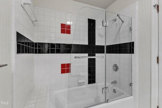 206 Spring Ln, Chapel Hill, NC 27514 - full bathroom with shower / bath combination with glass door