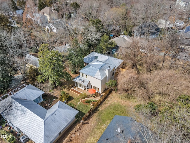 206 Spring Ln, Chapel Hill, NC 27514 - aerial view of residential area