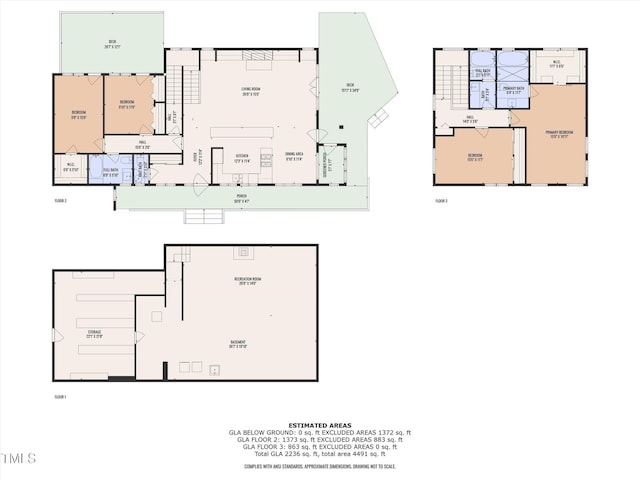 206 Spring Ln, Chapel Hill, NC 27514 - view of property floor plan