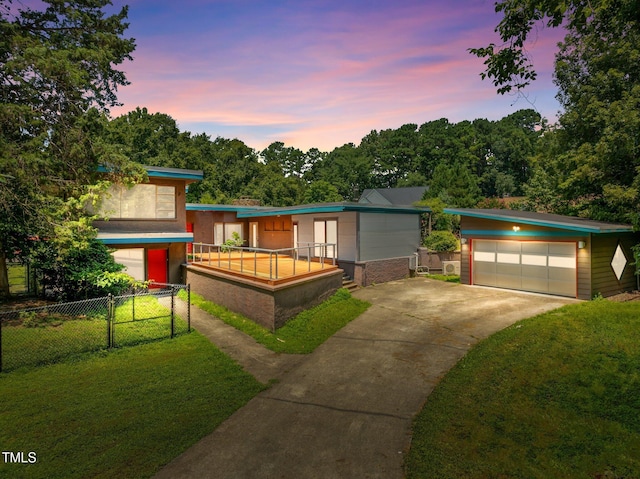 115 Ashworth Dr, Durham, NC 27707 - view of front of property featuring covered porch, concrete driveway, and an outbuilding