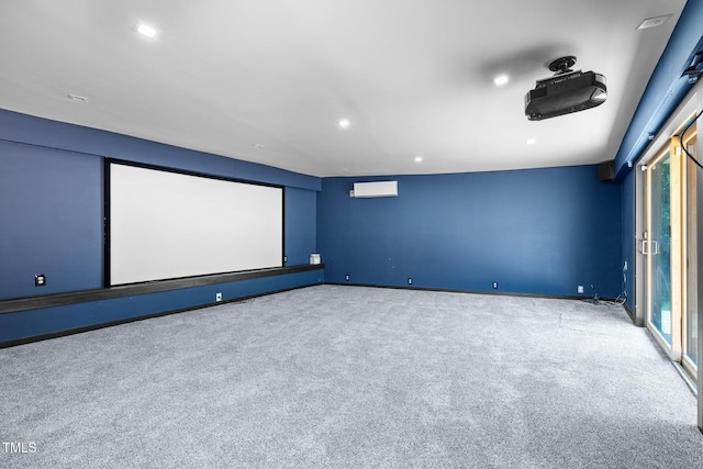 115 Ashworth Dr, Durham, NC 27707 - carpeted cinema room with recessed lighting and baseboards