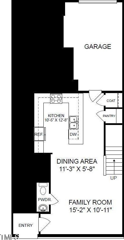 1236 S Person St Unit 101, Raleigh, NC 27601 - view of floor plan / room layout