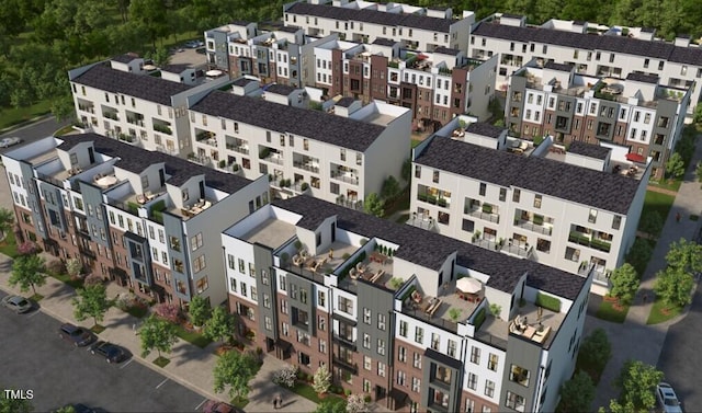 1236 S Person St Unit 101, Raleigh, NC 27601 - aerial view