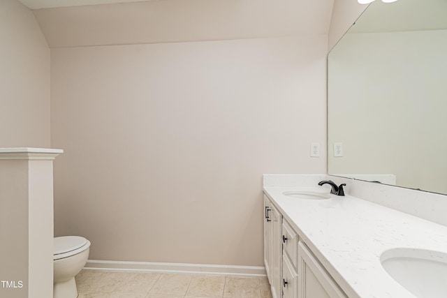 2738 Garden Knoll Ln, Raleigh, NC 27614 - bathroom featuring double vanity and tile patterned flooring