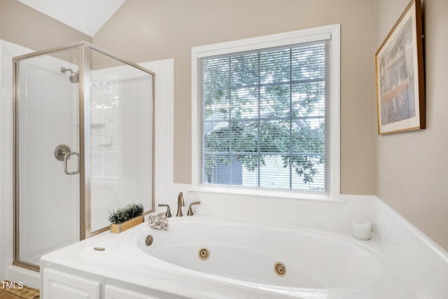 102 Whitlock Ln, Cary, NC 27513 - bathroom featuring a stall shower and a whirlpool tub