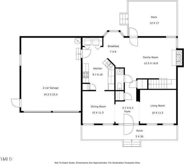 102 Whitlock Ln, Cary, NC 27513 - view of floor plan / room layout