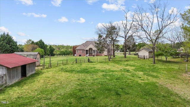 2011 Gibsonville Ossipee Rd, Elon, NC 27244 - view of yard featuring an outbuilding